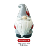 Nordic Creative Santa Claus Ceramic Cutlery Set Ceramic Dinner Plate Snack Plate Home Teapot Cup Sealed Jar Christmas Gift